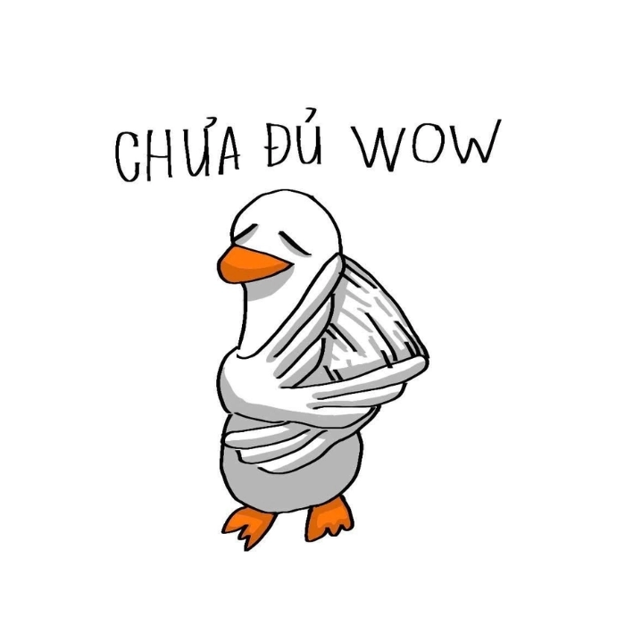 meme con vịt cười