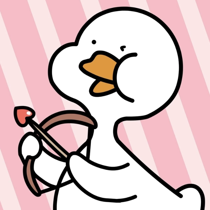 meme con vịt cute
