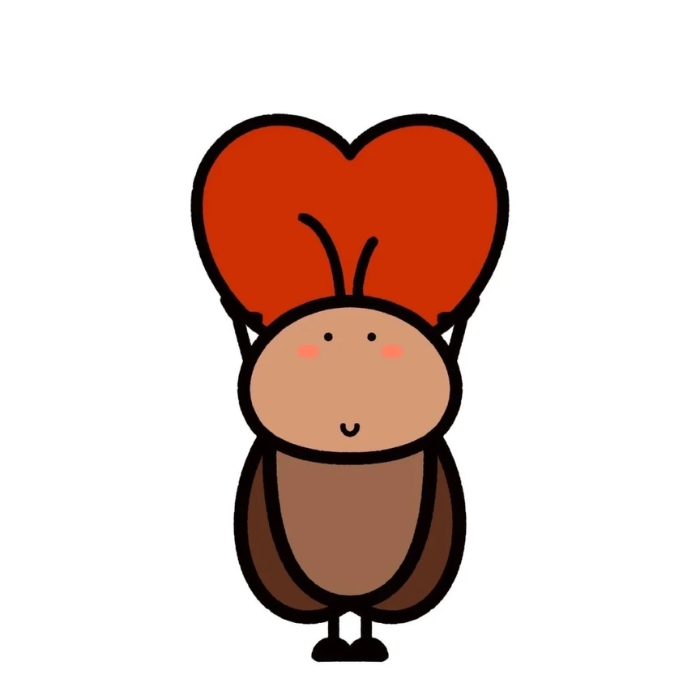 Hình con gián meme dễ thương