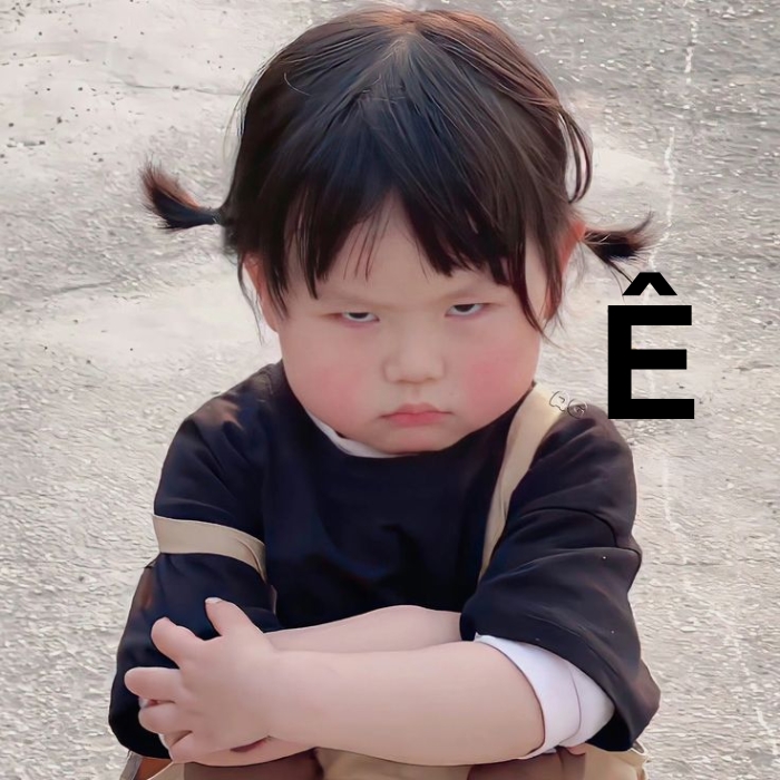 meme chữ ê 8