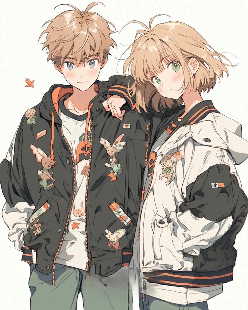 ảnh anime cặp đôi chibi dễ thương