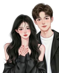 ảnh anime cặp đôi dễ thương chill