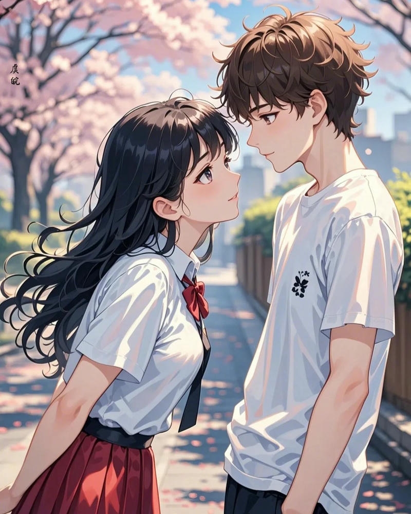 ảnh anime cặp đôi dễ thương quá