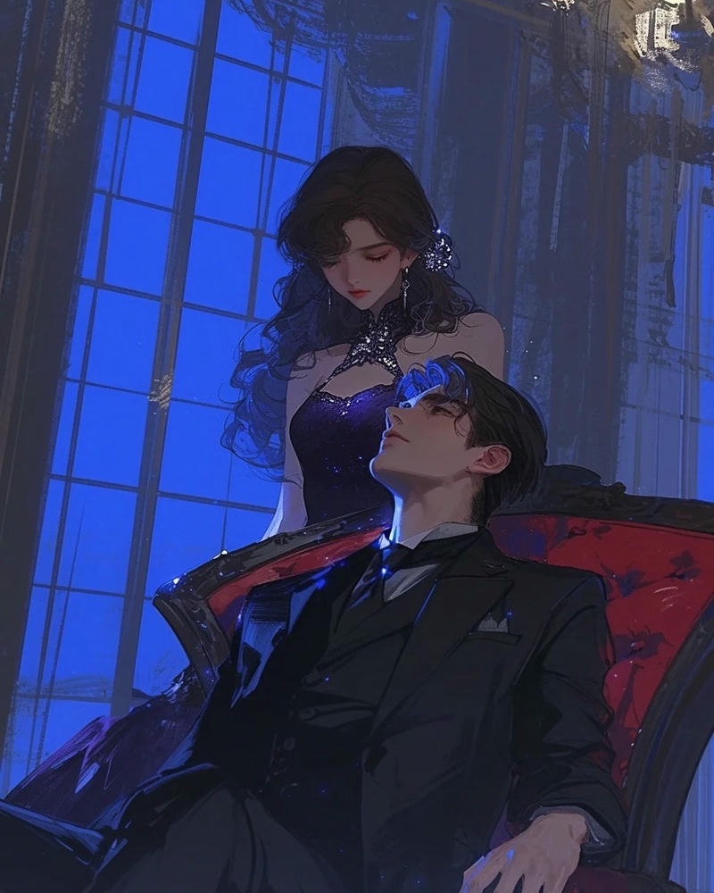 ảnh anime cặp đôi nhìn nhau