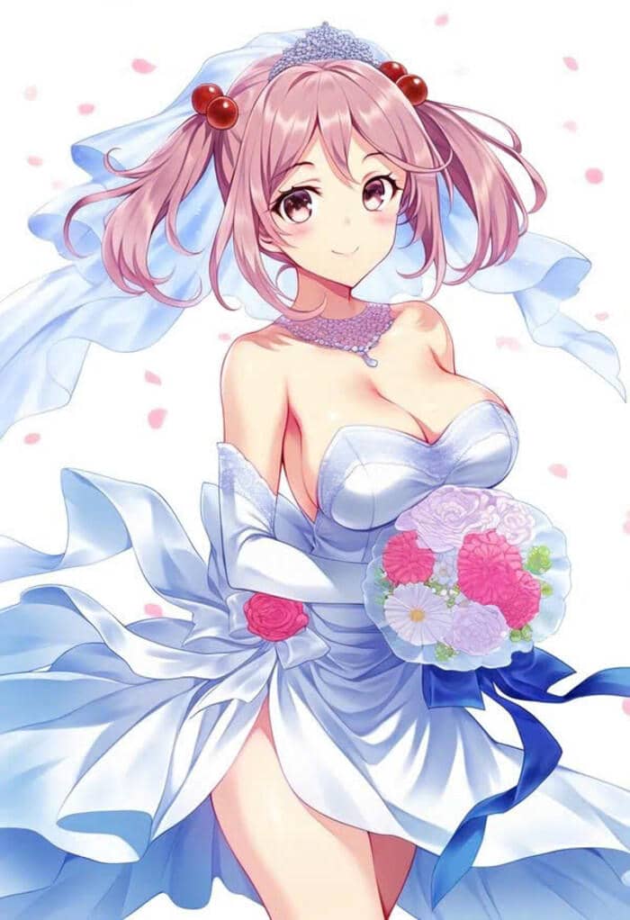 ảnh anime cô dâu đẹp