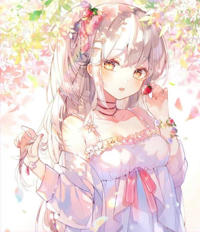 ảnh anime dễ thương mlem