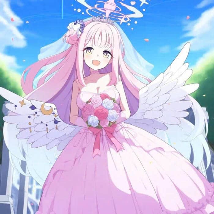 ảnh anime đeo nhẫn cưới