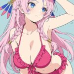 ảnh anime girl mặc bikini ấn tượng