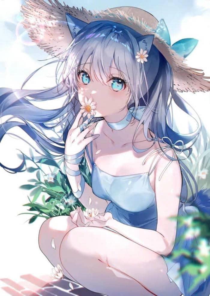 ảnh anime girl mlem xinh