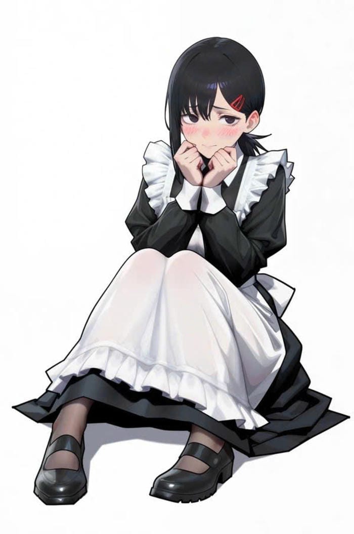 ảnh anime hầu gái ngầu