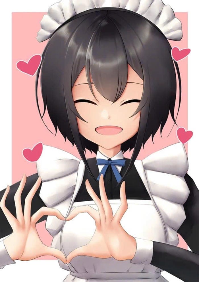 ảnh anime hầu gái xinh đẹp