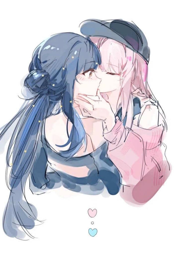 ảnh anime hôn nhau đắm đuối