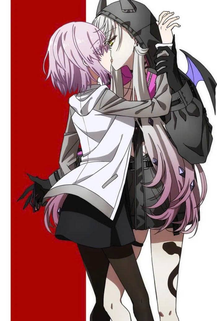 ảnh anime hôn nhau học đường