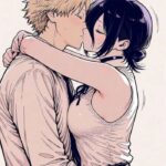 ảnh anime hôn nhau nền trắng