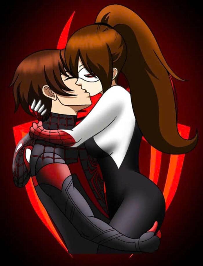 ảnh anime hôn nhau siêu nhân