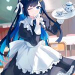 ảnh anime maid cute