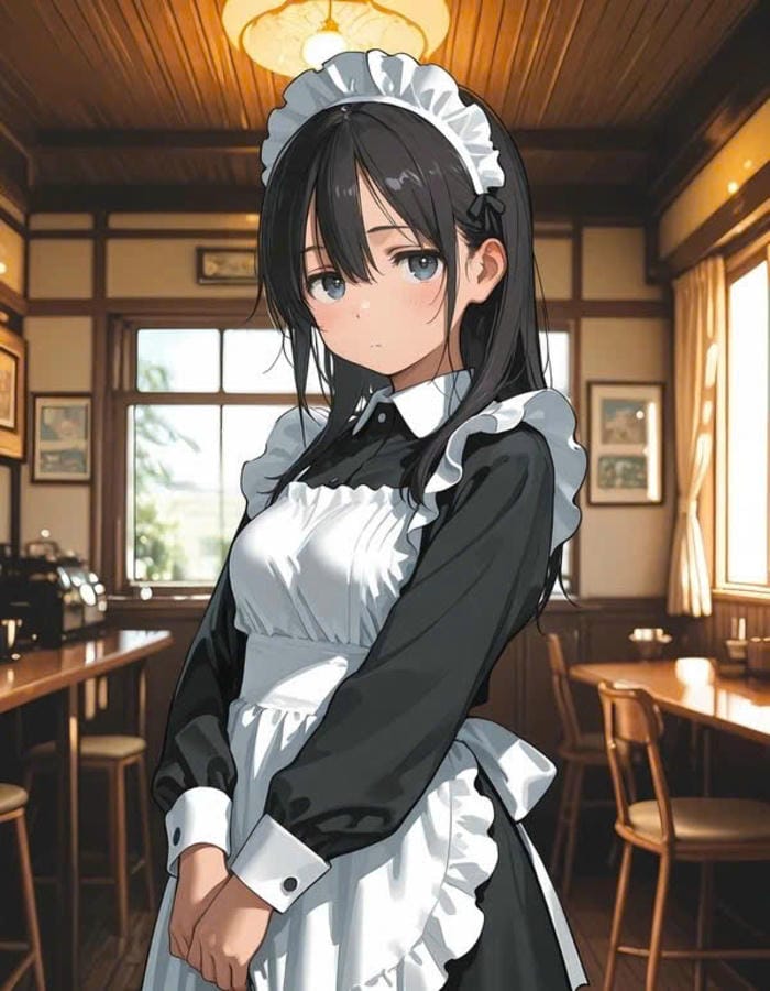 ảnh anime maid full hd