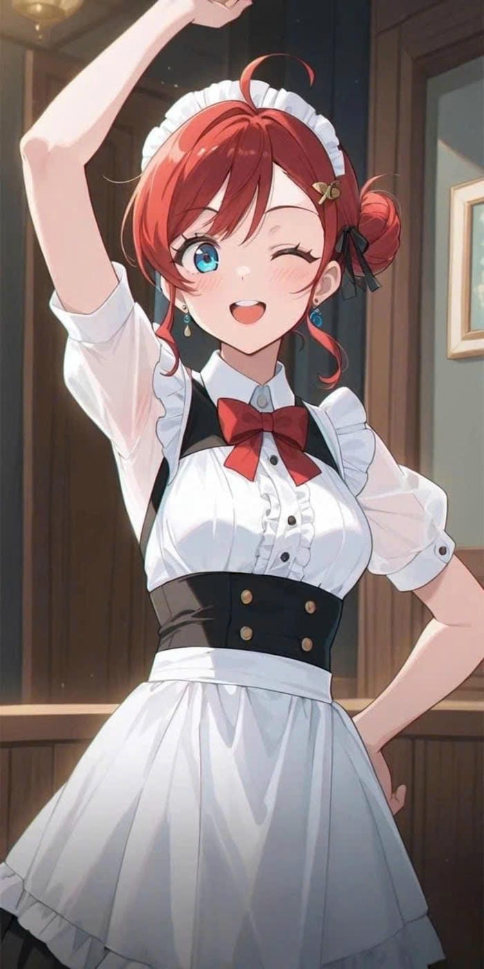 ảnh anime maid ngọt ngào