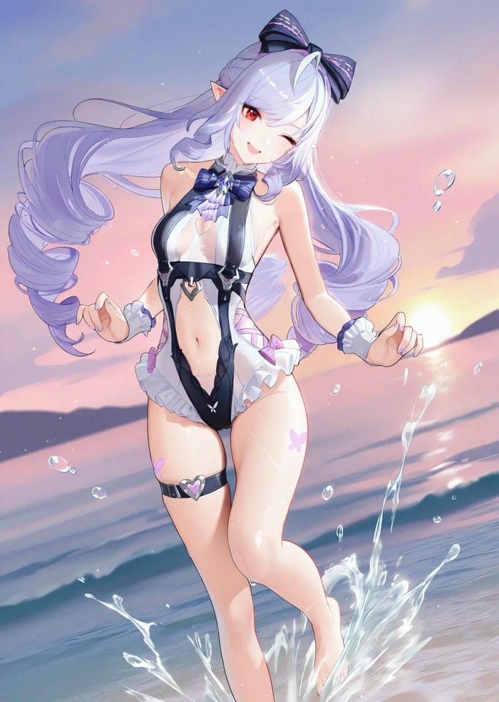 ảnh anime mùa hè nghệ thuật