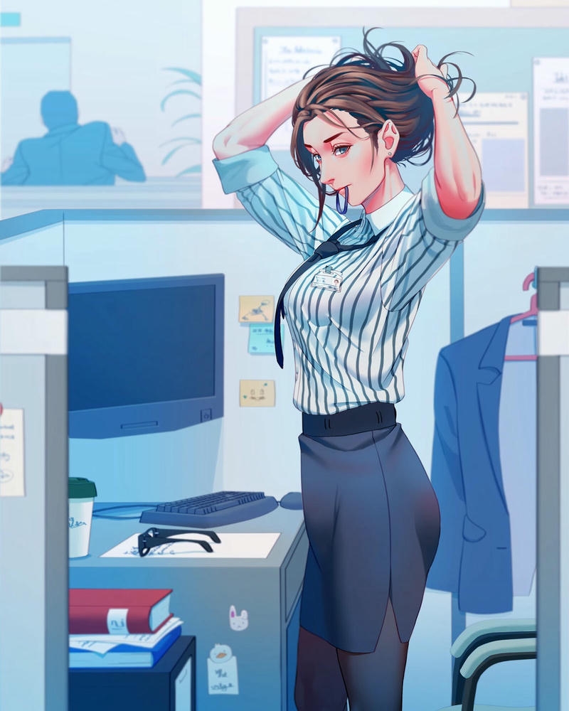 ảnh anime nữ cute chill nhẹ