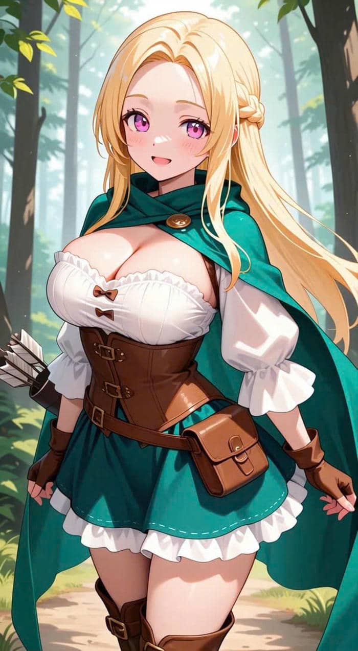 ảnh anime vòng 1 mlem