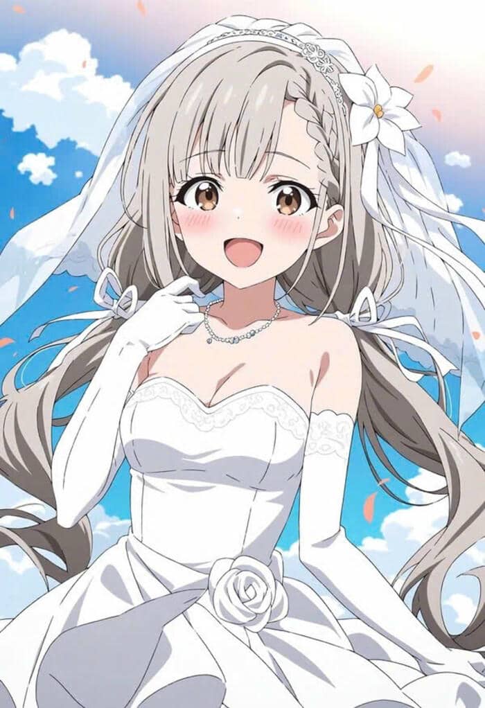 ảnh cưới lãng mạn anime