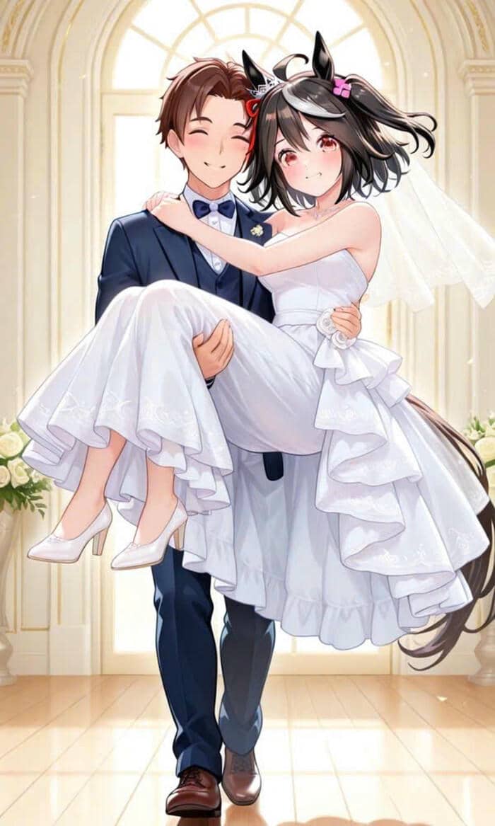 ảnh đám cưới anime