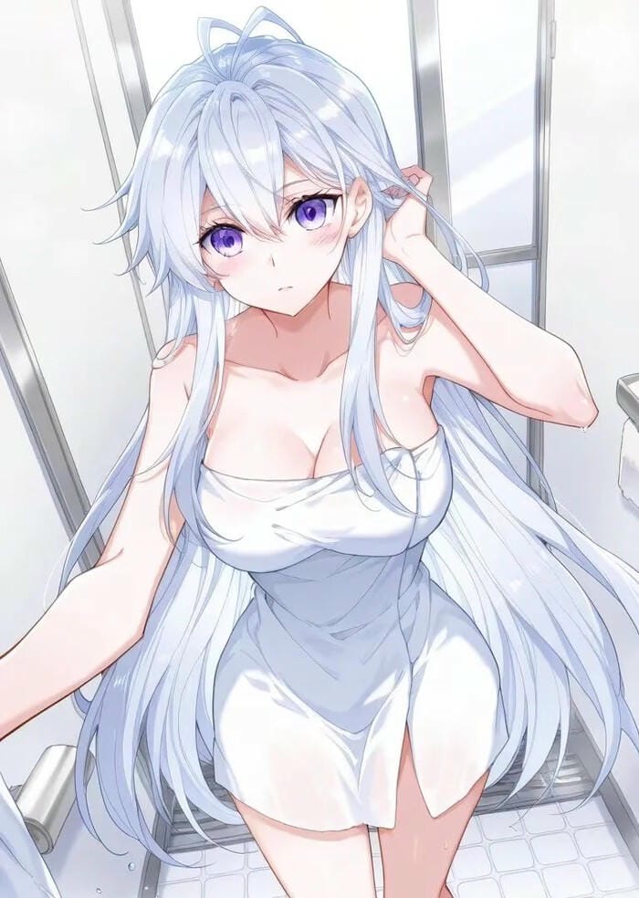 ảnh gái anime xinh đẹp to tròn