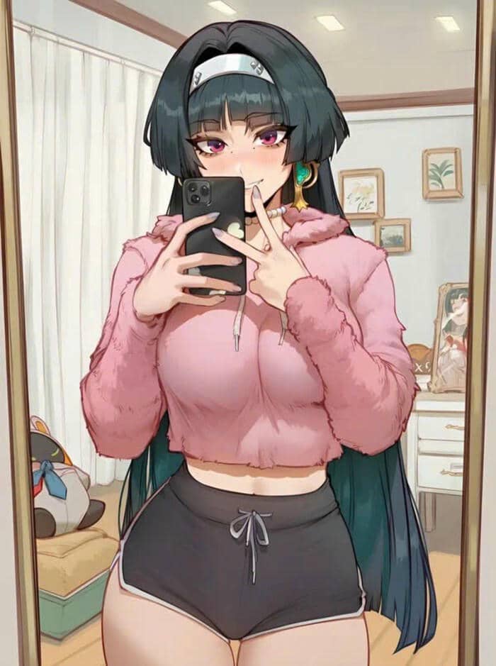 ảnh gái to tròn anime mlem