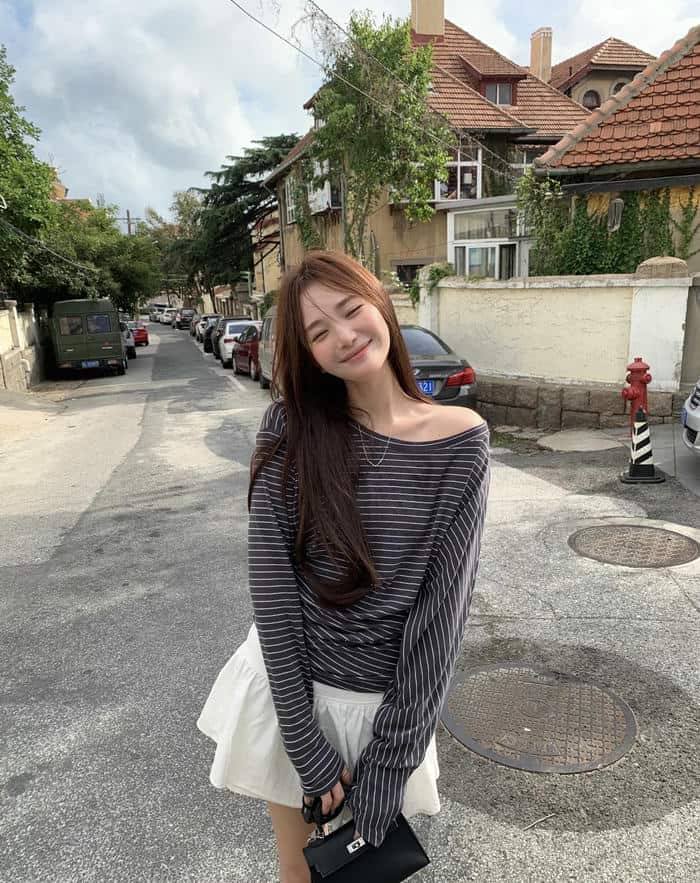 ảnh gái xinh hàn quốc tone pastel