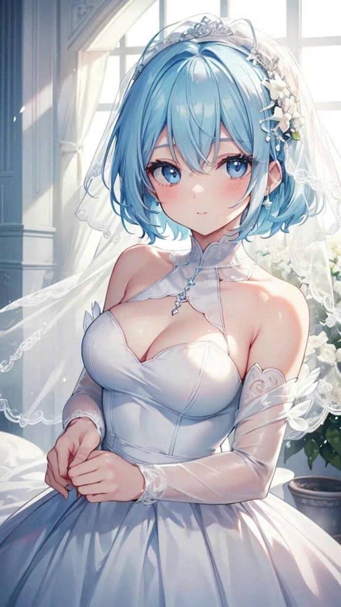 anime love wedding
