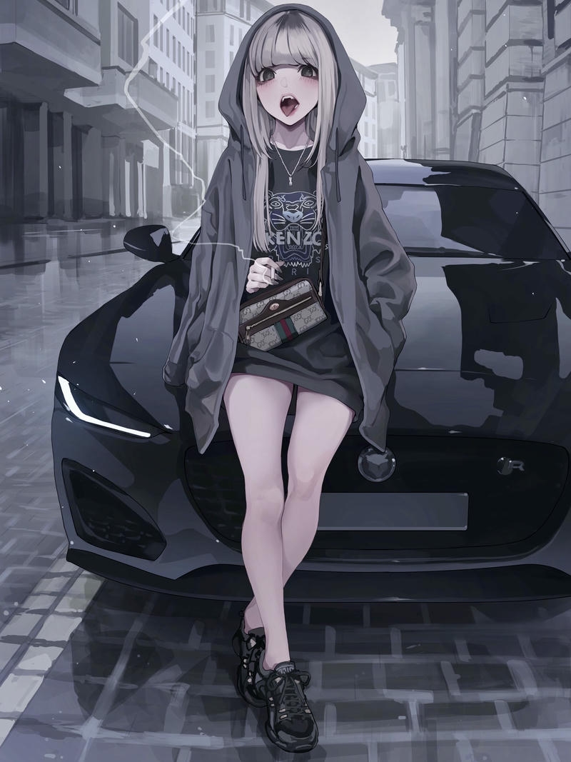 anime nữ ngầu ảnh rực rỡ