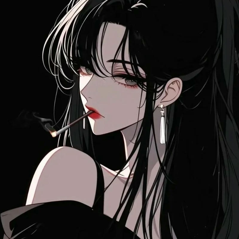 anime nữ ngầu ảnh sang trọng