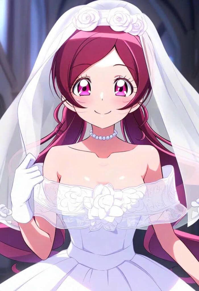 anime romantic wedding
