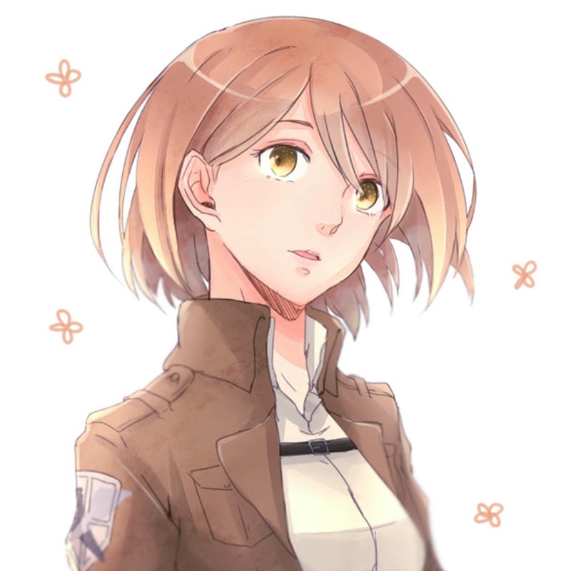 avatar anime nữ nền sáng