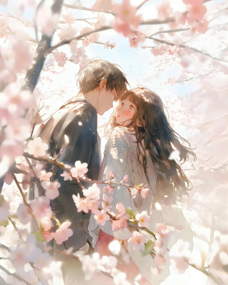 cặp đôi anime ảnh ngọt ngào