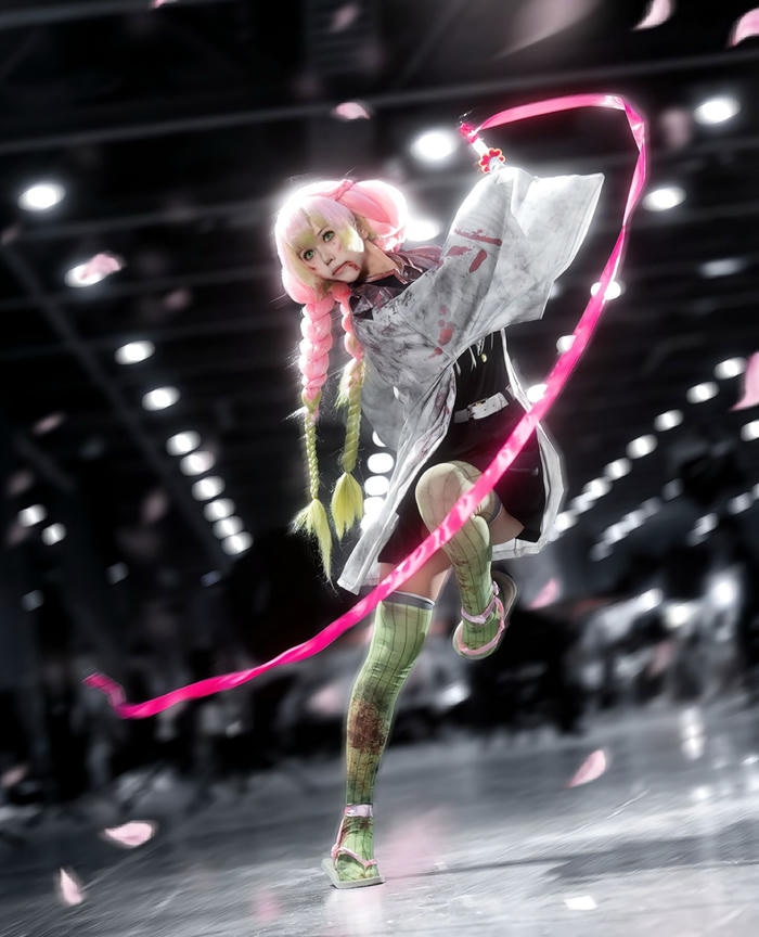 cosplay Luyến Trụ nghệ thuật ánh sáng