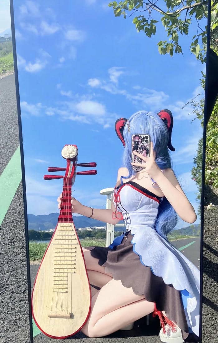 cosplay tóc dài dễ thương