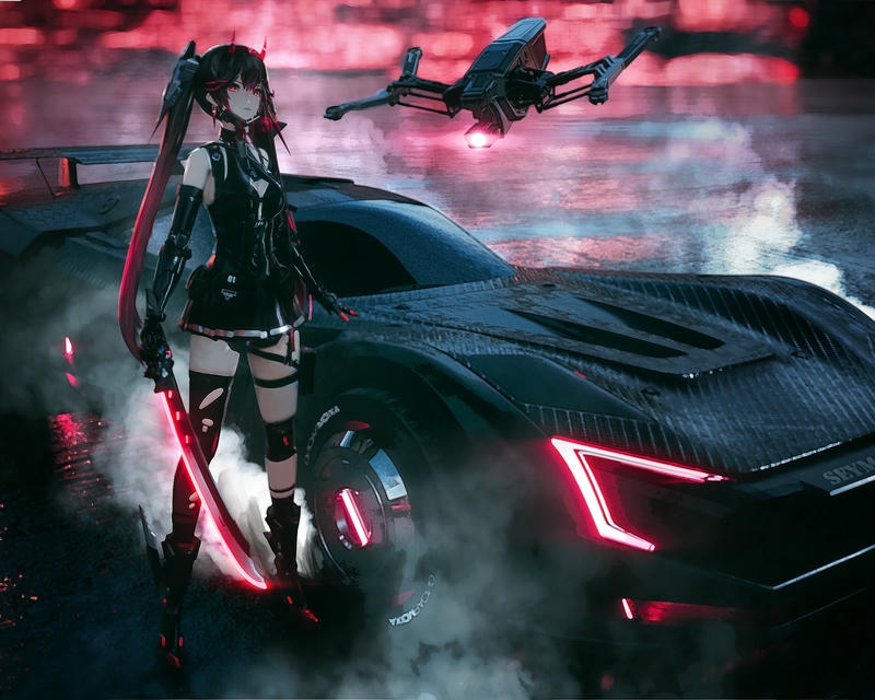 hình ảnh anime nữ ngầu dễ thương