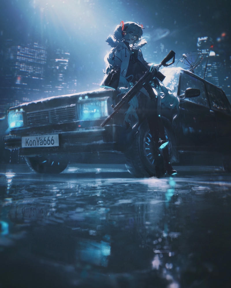 hình ảnh anime nữ ngầu huyền bí