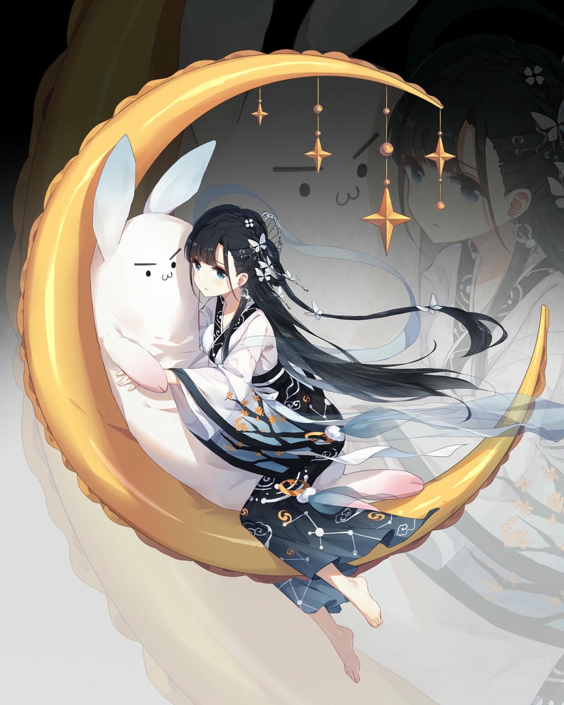 hình ảnh nhân vật anime nữ huyền ảo