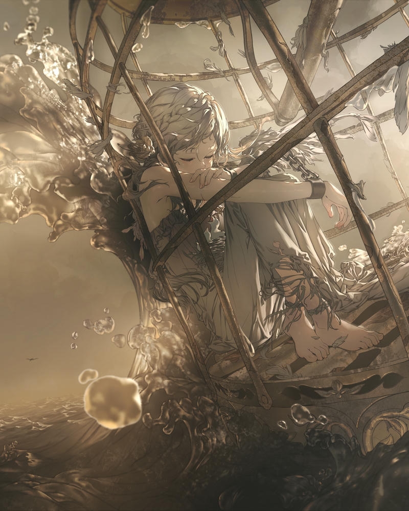 hình ảnh nhân vật anime nữ nhẹ nhàng