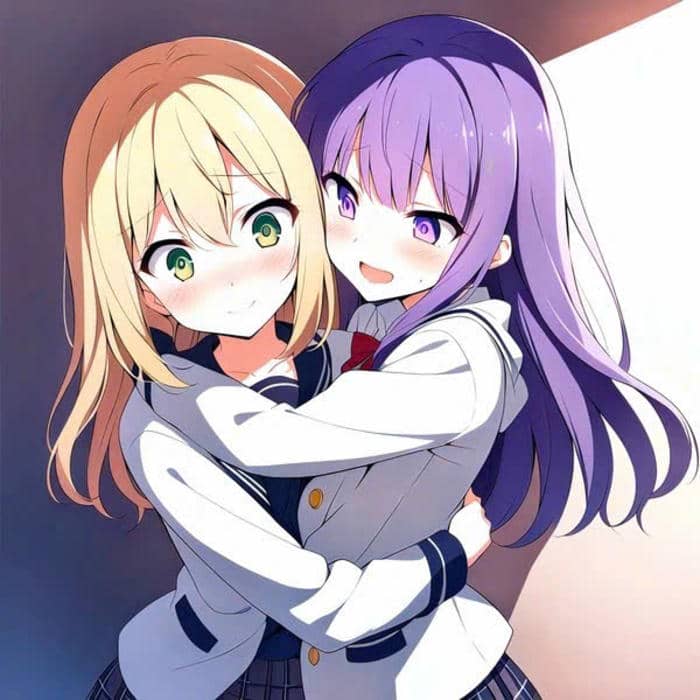 hình anime bách hợp đẹp lung linh