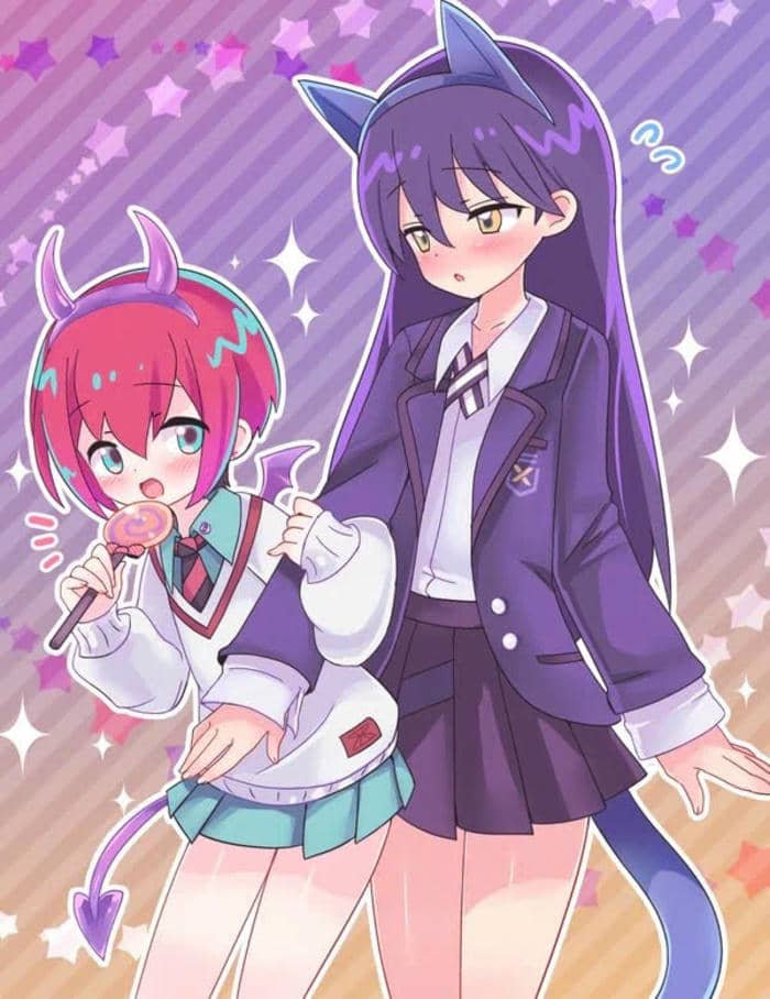 hình anime bách hợp nghệ thuật ánh sáng