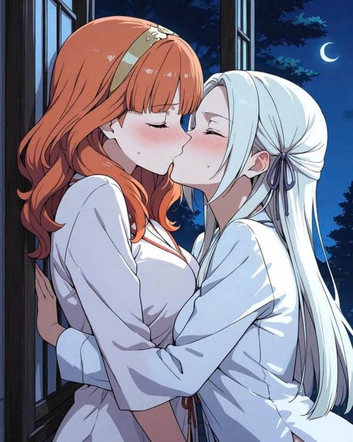 hình anime bách hợp trong lớp học