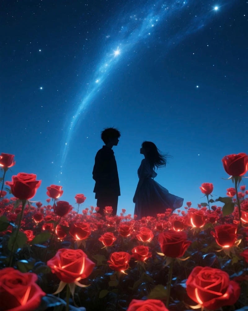 hình anime cặp đôi chill