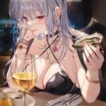 hình anime gái xinh to tròn