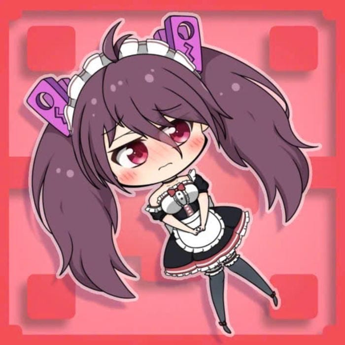 hình anime maid đáng yêu 4k