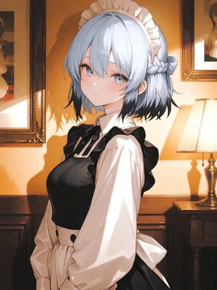 hình anime maid ngộ nghĩnh
