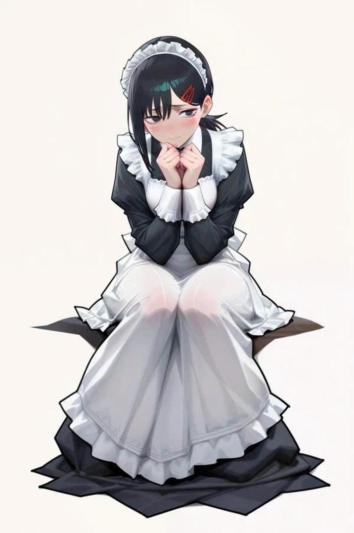 hình anime maid tinh tế